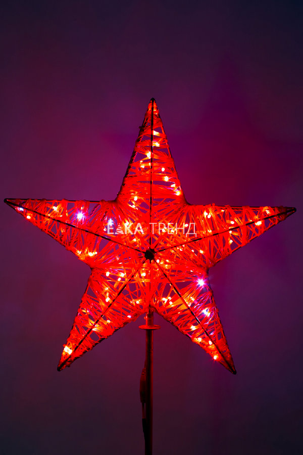 Звезда для ёлки Кремлевская из стекло-нити
