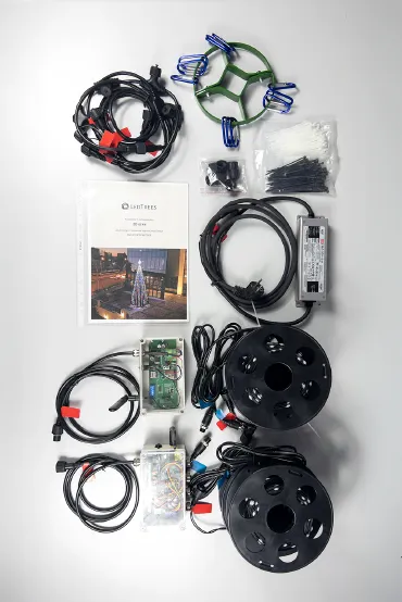 Комплект гирлянд 3D огни пиксельный