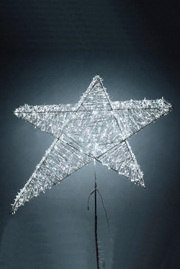 Звезда для ёлки Гагаринская из стекло-нити