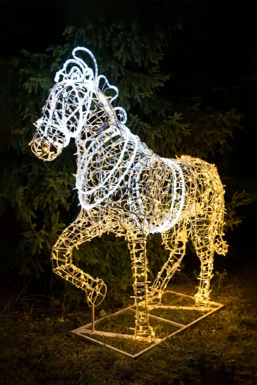 Светодиодная фигура Лошадь #1 объёмная