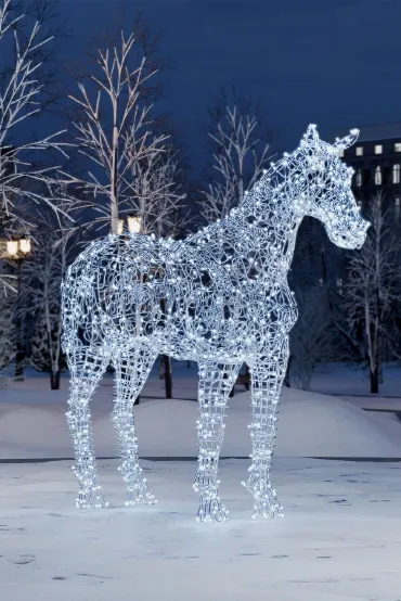 Светодиодная фигура Лошадь #2 объёмная