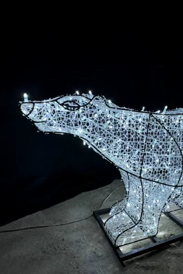 Светодиодная фигура Медведь #2 объёмная