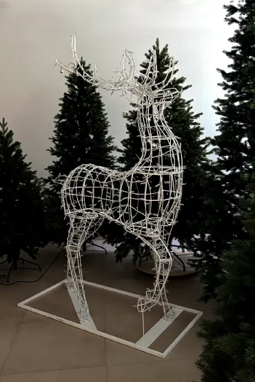 Светодиодная фигура Сибирский олень объёмный